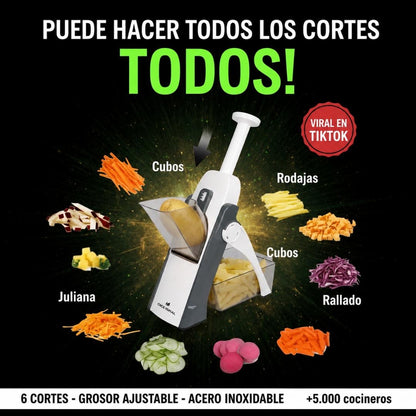 Picadora de Verdura Estilo Brava — Cortes Uniformes en Segundos, Sin Cuchillo ni Esfuerzo.
