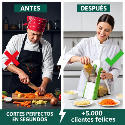 Picadora de Verdura Estilo Brava — Cortes Uniformes en Segundos, Sin Cuchillo ni Esfuerzo.