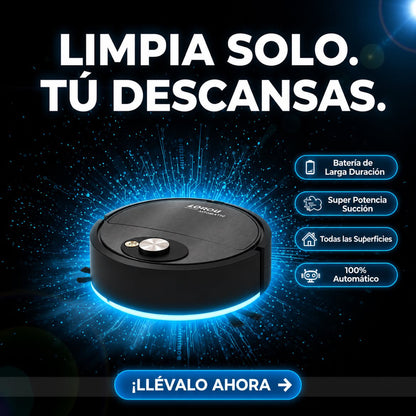 Aspiradora Robot Inteligente — Tu Hogar Limpio Todos los Días, Sin Que Tú Hagas Nada.