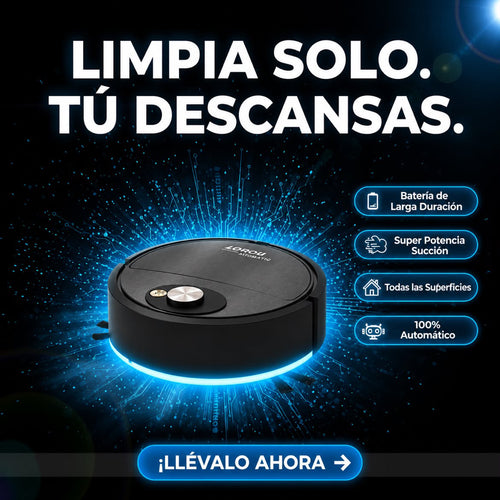 Aspiradora Robot Inteligente — Tu Hogar Limpio Todos los Días, Sin Que Tú Hagas Nada.