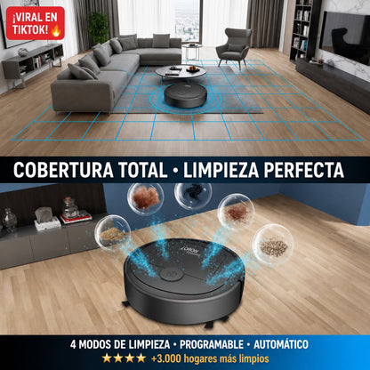 Aspiradora Robot Inteligente — Tu Hogar Limpio Todos los Días, Sin Que Tú Hagas Nada.