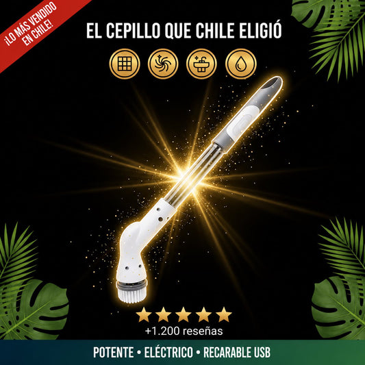 Cepillo de Limpieza Eléctrico — Elimina Grasa y Sarro en Segundos, Sin Esfuerzo.