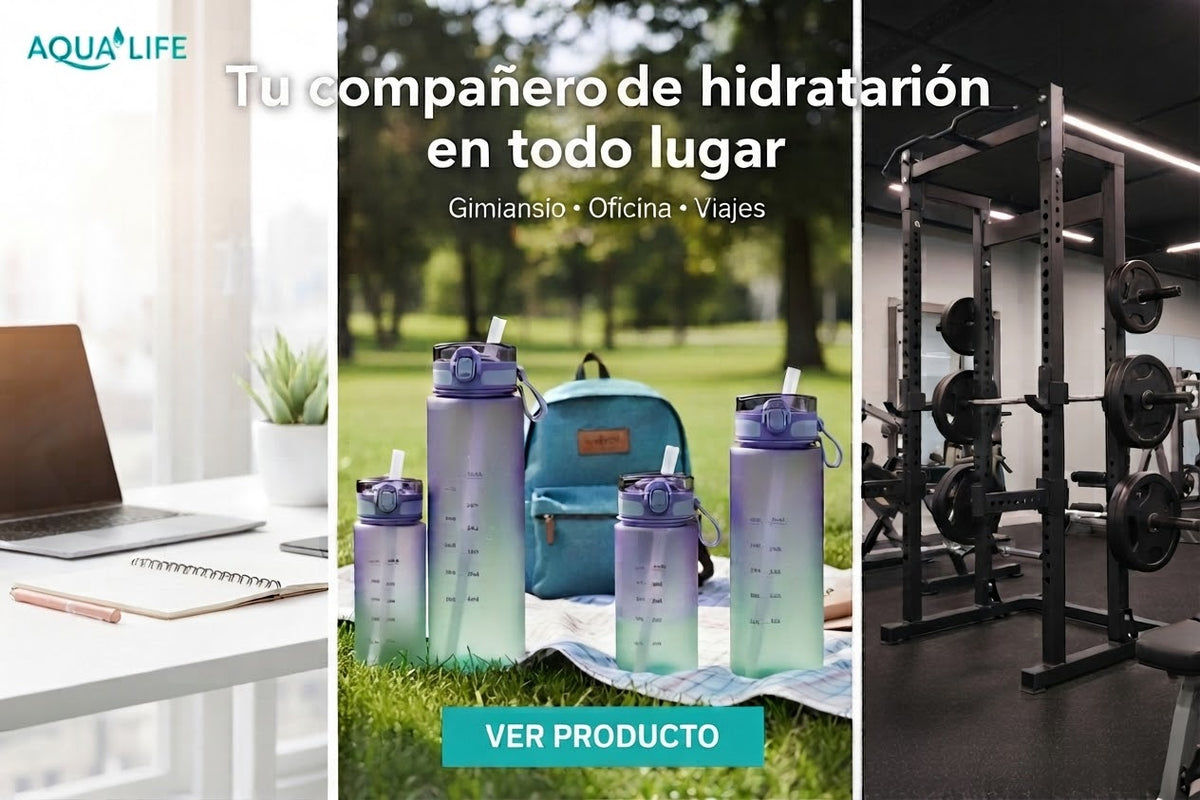 Set de Botellas de Agua 3 en 1 – Hidratación en Todo Momento