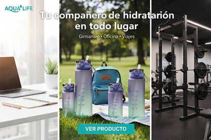 Set de Botellas de Agua 3 en 1 – Hidratación en Todo Momento