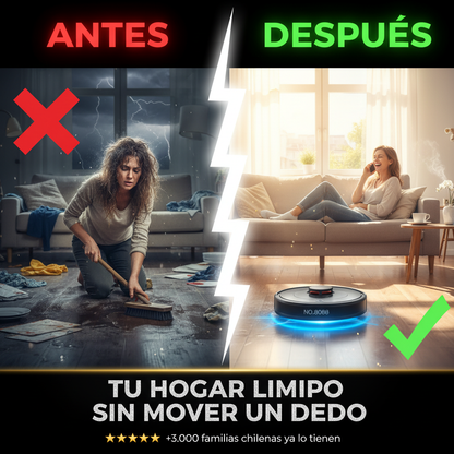 Aspiradora Robot Inteligente — Tu Hogar Limpio Todos los Días, Sin Que Tú Hagas Nada.