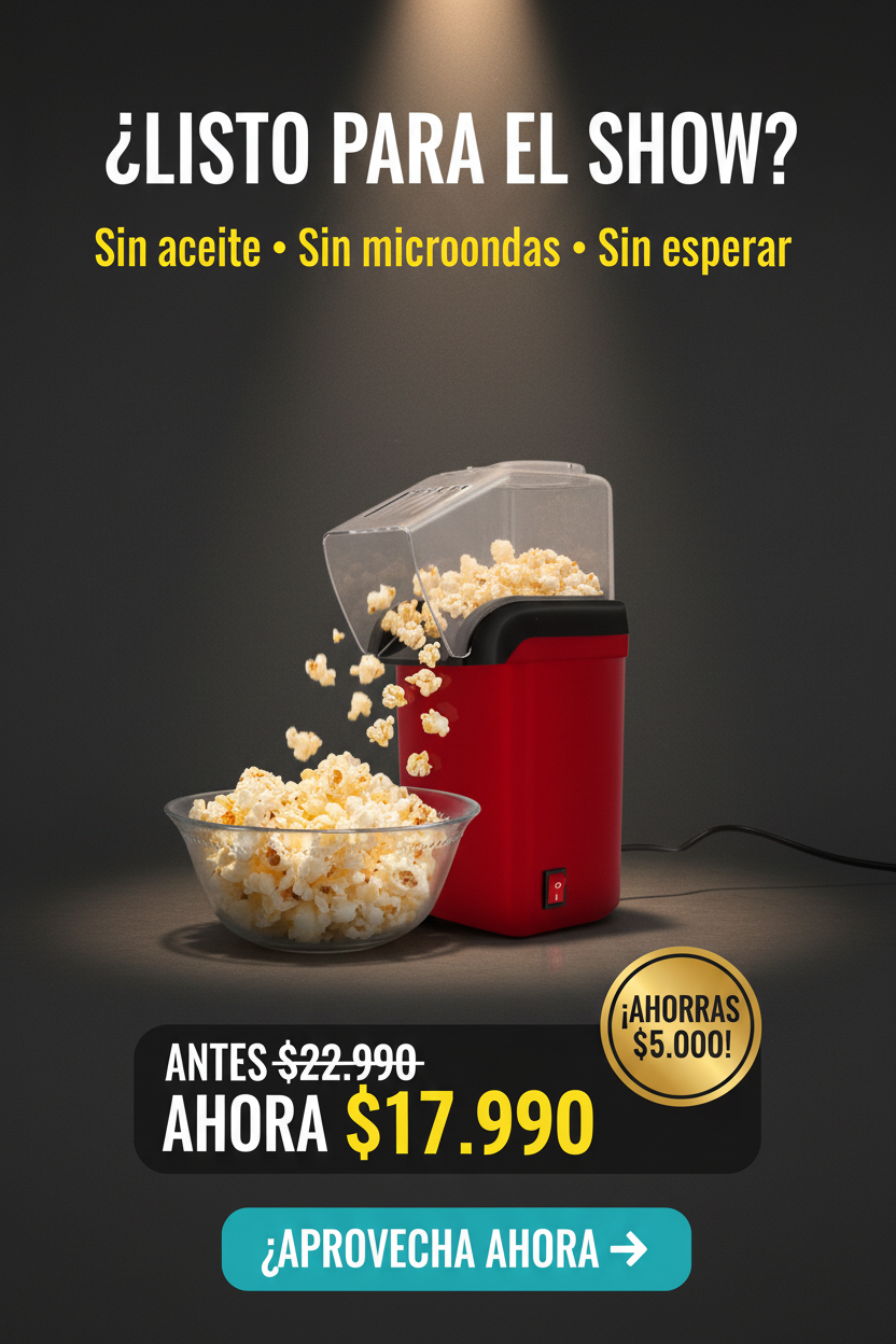 Máquina Para Hacer Cabritas — Cabritas Crujientes Recién Hechas en Casa, Como en el Cine.